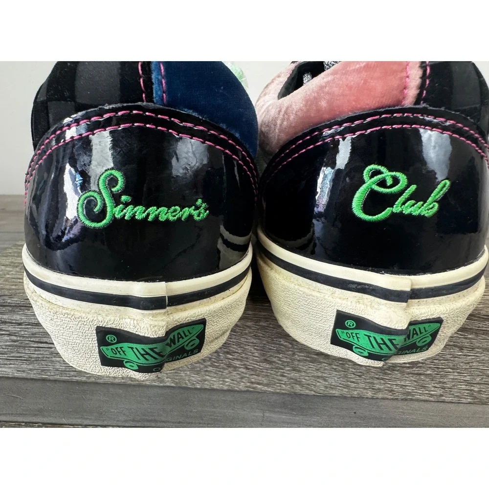 Vans Vault x Feature‎ Old Skool LX Sinners Club Black Velvet Mens 8.5 Womens 10